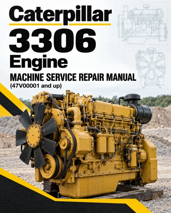Caterpillar CAT 3306 Engine Machine Service Repair Manual (47V00001 and up)