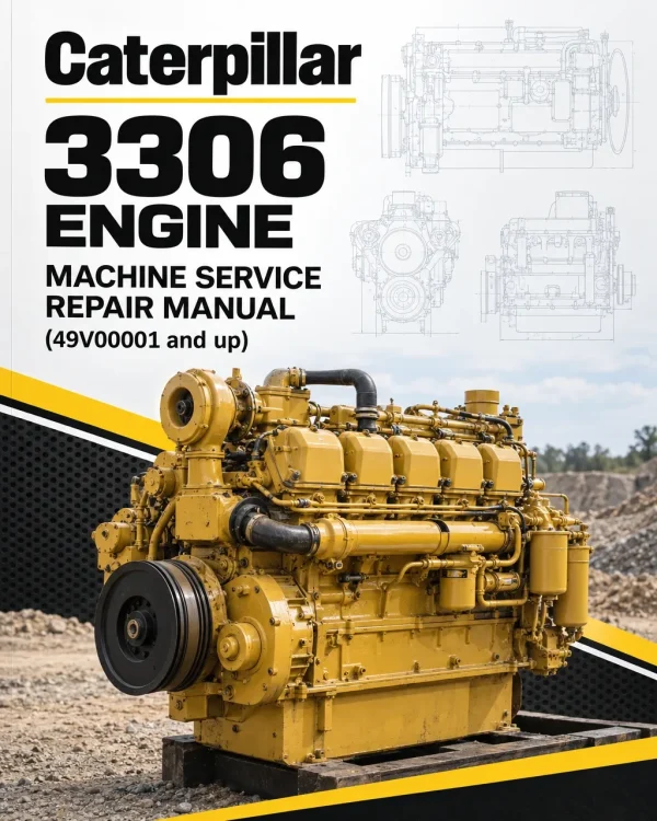 Caterpillar CAT 3306 Engine Machine Service Repair Manual (49V00001 and up)