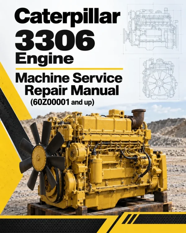 Caterpillar CAT 3306 Engine Machine Service Repair Manual (60Z00001 and up)