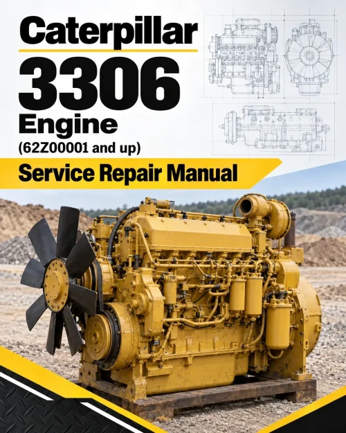 Caterpillar CAT 3306 Engine Machine Service Repair Manual (62Z00001 and up)