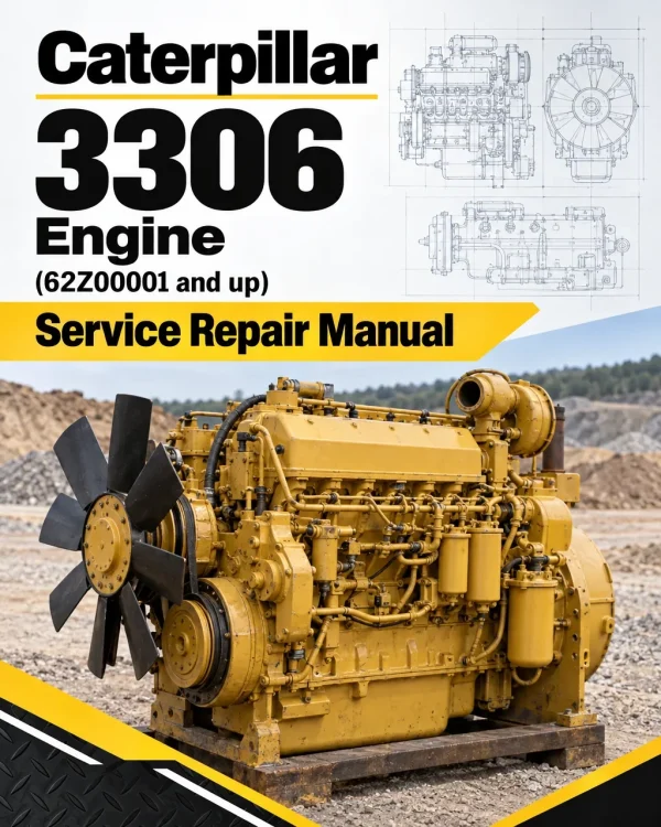 Caterpillar CAT 3306 Engine Machine Service Repair Manual (62Z00001 and up)