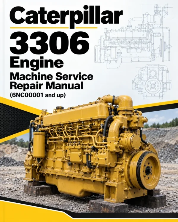 Caterpillar CAT 3306 Engine Machine Service Repair Manual (6NC00001 and up)
