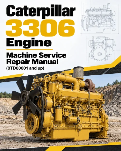 Caterpillar CAT 3306 Engine Machine Service Repair Manual (8TD00001 and up)