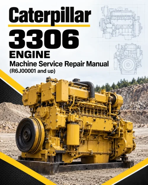 Caterpillar CAT 3306 Engine Machine Service Repair Manual (R6J00001 and up)