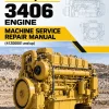 Caterpillar CAT 3406 Engine Machine Service Repair Manual (41Z00001 and up)