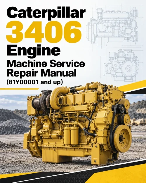 Caterpillar CAT 3406 Engine Machine Service Repair Manual (81Y00001 and up)