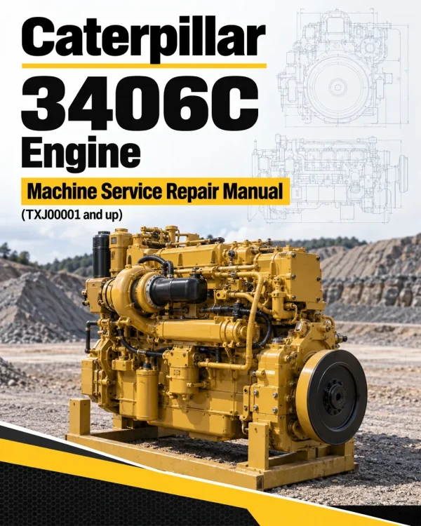 Caterpillar CAT 3406C Engine Machine Service Repair Manual (TXJ00001 and up) Caterpillar CAT 3406C Engine Machine Service Repair Manual (TXJ00001 and up)