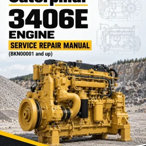 Caterpillar CAT 3406E Engine Machine Service Repair Manual (BKN00001 and up)