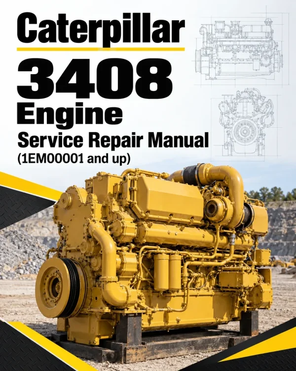 Caterpillar CAT 3408 Engine Machine Service Repair Manual (1EM00001 and up) Caterpillar CAT 3408 Engine Machine Service Repair Manual (1EM00001 and up)