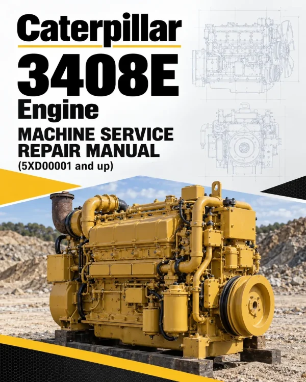 Caterpillar CAT 3408E Engine Machine Service Repair Manual (5XD00001 and up) Caterpillar CAT 3408E Engine Machine Service Repair Manual (5XD00001 and up)