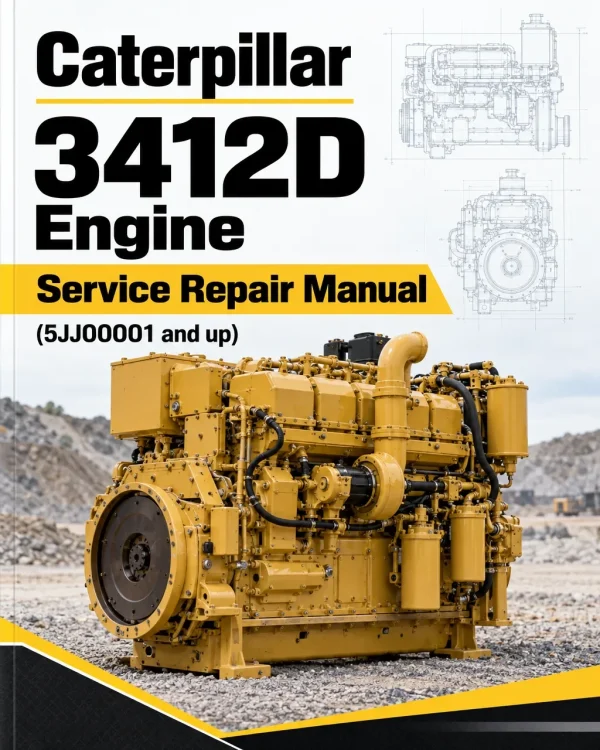 Caterpillar CAT 3412D Engine Machine Service Repair Manual (5JJ00001 and up) Caterpillar CAT 3412D Engine Machine Service Repair Manual (5JJ00001 and up)