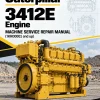Caterpillar CAT 3412E Engine Machine Service Repair Manual (1KR00001 and up)