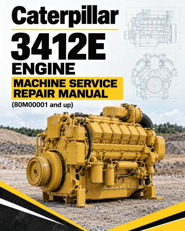 Caterpillar CAT 3412E Engine Machine Service Repair Manual (80M00001 and up) Caterpillar CAT 3412E Engine Machine Service Repair Manual (80M00001 and up)