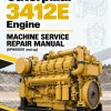 Caterpillar CAT 3412E Engine Machine Service Repair Manual (KPH00001 and up)