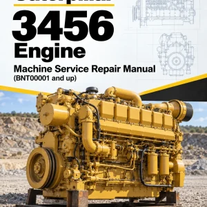 Caterpillar CAT 3456 Engine Machine Service Repair Manual (BNT00001 and up)