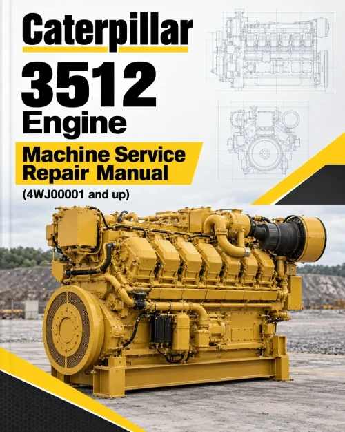 Caterpillar CAT 3512 Engine Machine Service Repair Manual (4WJ00001 and up) Caterpillar CAT 3512 Engine Machine Service Repair Manual (4WJ00001 and up)