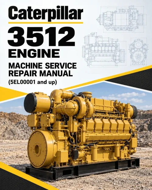 Caterpillar CAT 3512 Engine Machine Service Repair Manual (5EL00001 and up) Caterpillar CAT 3512 Engine Machine Service Repair Manual (5EL00001 and up)