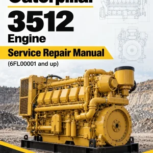 Caterpillar CAT 3512 Engine Machine Service Repair Manual (6FL00001 and up)
