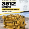 Caterpillar CAT 3512 Engine Machine Service Repair Manual (8BR00001 and up)