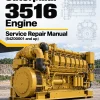 Caterpillar CAT 3516 Engine Machine Service Repair Manual (54Z00001 and up)