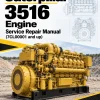 Caterpillar CAT 3516 Engine Machine Service Repair Manual (7CL00001 and up)
