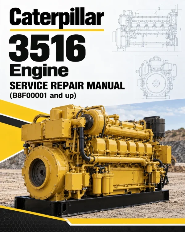 Caterpillar CAT 3516 Engine Machine Service Repair Manual (B8F00001 and up) Caterpillar CAT 3516 Engine Machine Service Repair Manual (B8F00001 and up)