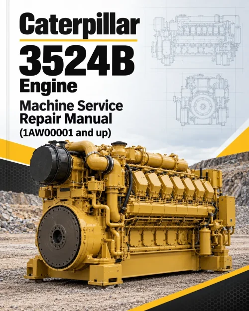 Caterpillar CAT 3524B Engine Machine Service Repair Manual (1AW00001 and up) Caterpillar CAT 3524B Engine Machine Service Repair Manual (1AW00001 and up)