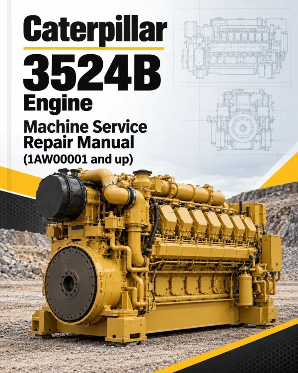 Caterpillar CAT 3524B Engine Machine Service Repair Manual (1AW00001 and up) Caterpillar CAT 3524B Engine Machine Service Repair Manual (1AW00001 and up)