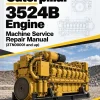 Caterpillar CAT 3524B Engine Machine Service Repair Manual (3TN00001 and up)