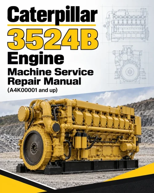 Caterpillar CAT 3524B Engine Machine Service Repair Manual (A4K00001 and up) Caterpillar CAT 3524B Engine Machine Service Repair Manual (A4K00001 and up)