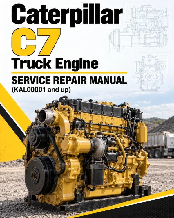 Caterpillar CAT C7 Truck Engine Service Repair Manual (KAL00001 and up)