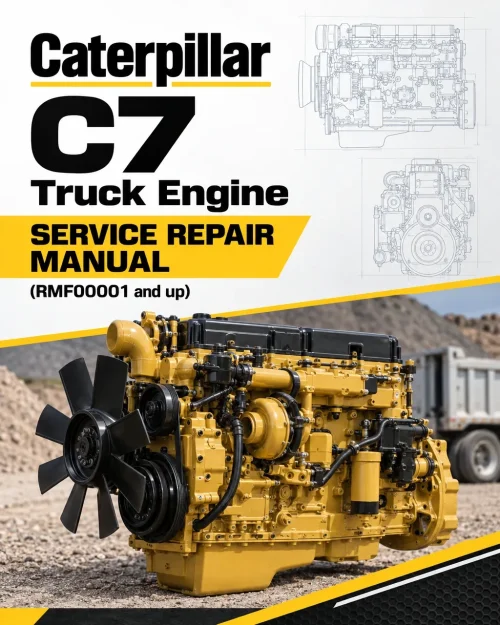 Caterpillar CAT C7 Truck Engine Service Repair Manual (RMF00001 and up)