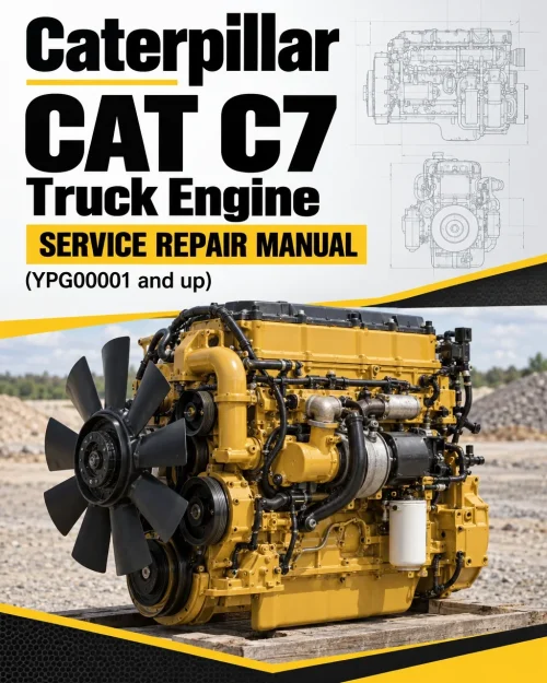 Caterpillar CAT C7 Truck Engine Service Repair Manual (YPG00001 and up)