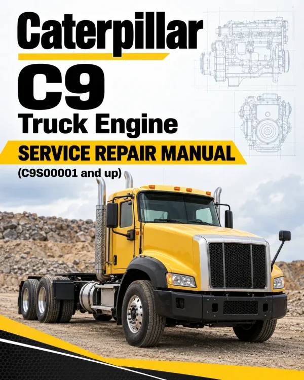 Caterpillar CAT C9 Truck Engine Service Repair Manual (C9S00001 and up)