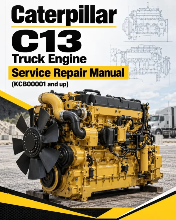 Caterpillar CAT C13 Truck Engine Service Repair Manual (KCB00001 and up)