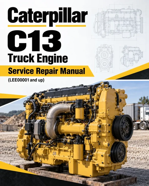 Caterpillar CAT C13 Truck Engine Service Repair Manual (LEE00001 and up)