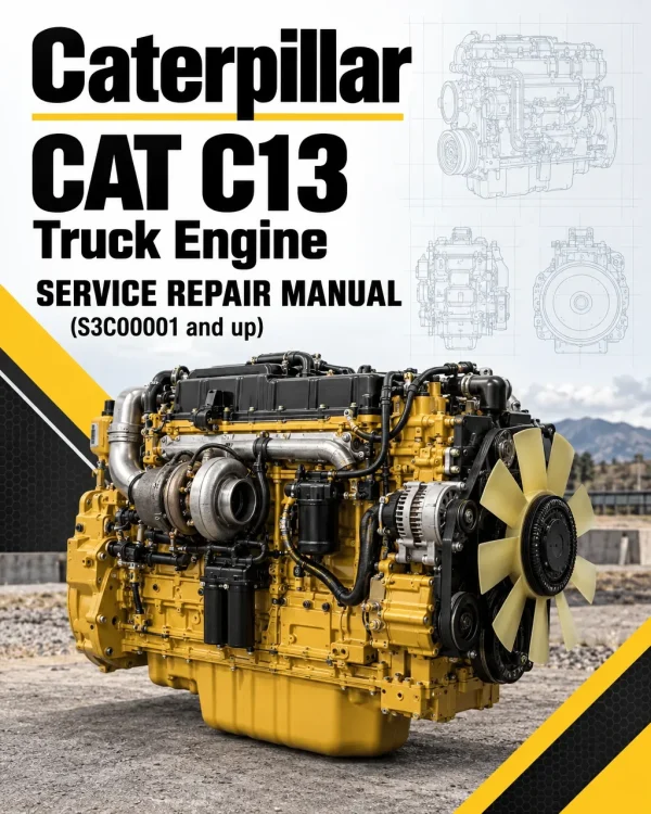 Caterpillar CAT C13 Truck Engine Service Repair Manual (S3C00001 and up)