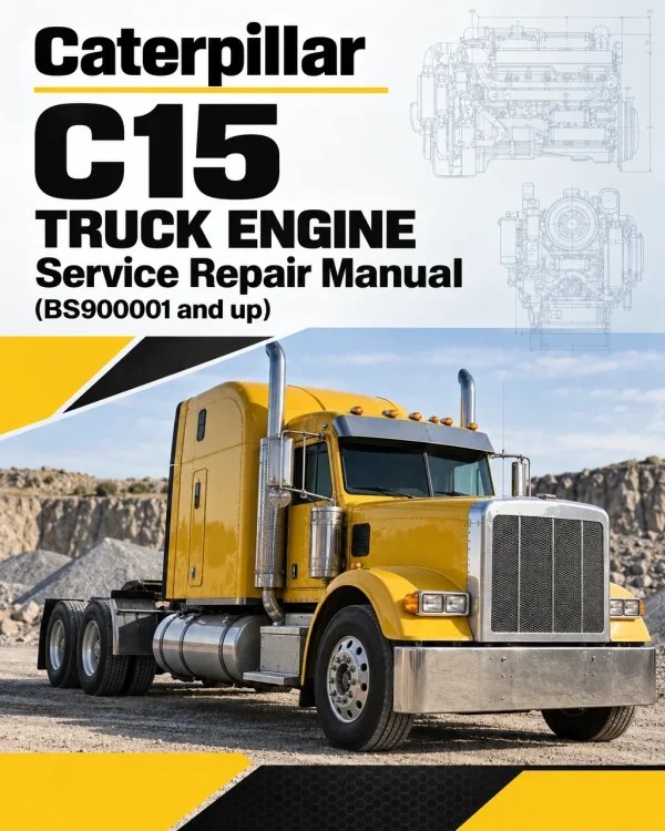 Caterpillar CAT C15 Truck Engine Service Repair Manual (BS900001 and up)