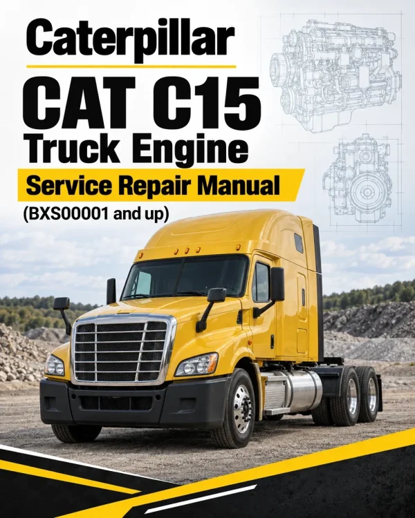 Caterpillar CAT C15 Truck Engine Service Repair Manual (BXS00001 and up)