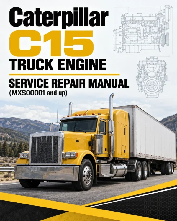 Caterpillar CAT C15 Truck Engine Service Repair Manual (MXS00001 and up)