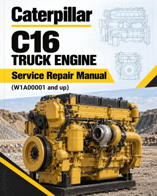 Caterpillar CAT C16 Truck Engine Service Repair Manual (W1A00001 and up) Caterpillar CAT C16 Truck Engine Service Repair Manual (W1A00001 and up)