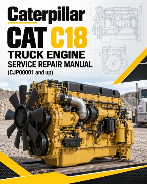 Caterpillar CAT C18 Truck Engine Service Repair Manual (CJP00001 and up)
