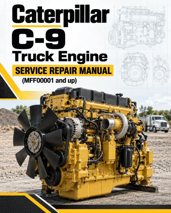 Caterpillar CAT C-9 Truck Engine Service Repair Manual (MFF00001 and up) Caterpillar CAT C-9 Truck Engine Service Repair Manual (MFF00001 and up)