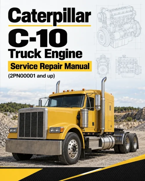 Caterpillar CAT C-10 Truck Engine Service Repair Manual (2PN00001 and up)