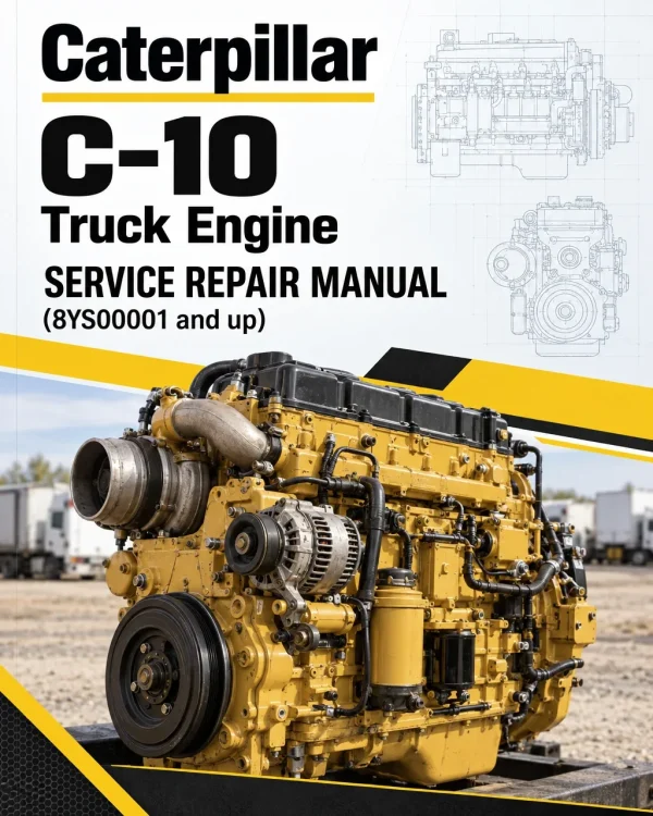 Caterpillar CAT C-10 Truck Engine Service Repair Manual (8YS00001 and up)