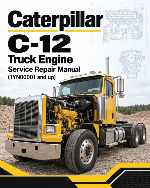 Caterpillar CAT C-12 Truck Engine Service Repair Manual (1YN00001 and up)