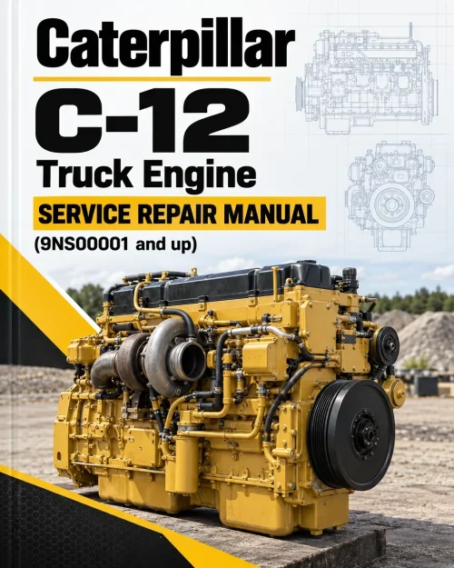 Caterpillar CAT C-12 Truck Engine Service Repair Manual (9NS00001 and up)