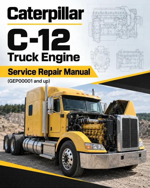 Caterpillar CAT C-12 Truck Engine Service Repair Manual (GEP00001 and up)