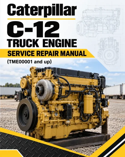 Caterpillar CAT C-12 Truck Engine Service Repair Manual (TME00001 and up)