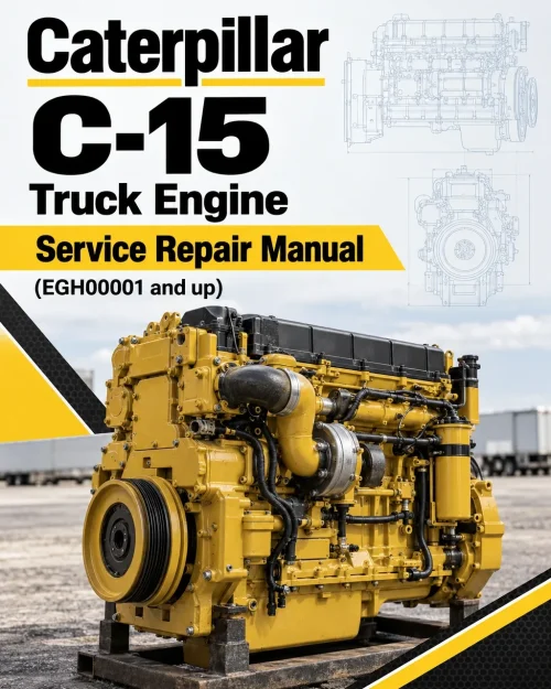 Caterpillar CAT C-15 Truck Engine Service Repair Manual (EGH00001 and up)